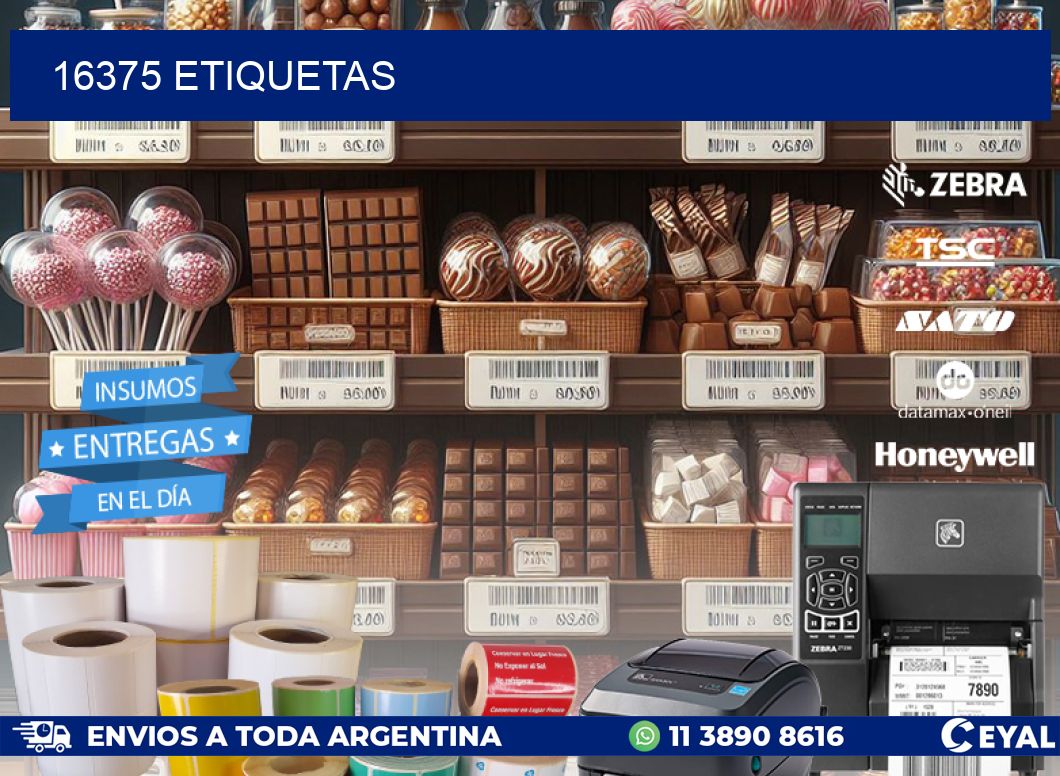 16375 ETIQUETAS