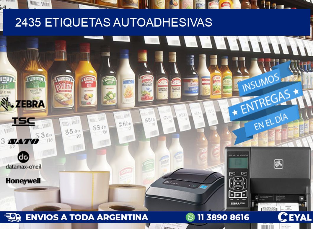 2435 ETIQUETAS AUTOADHESIVAS