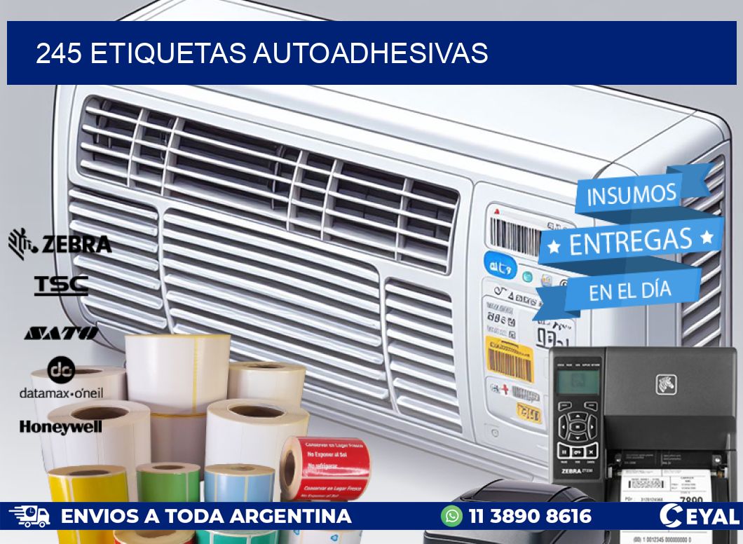 245 ETIQUETAS AUTOADHESIVAS