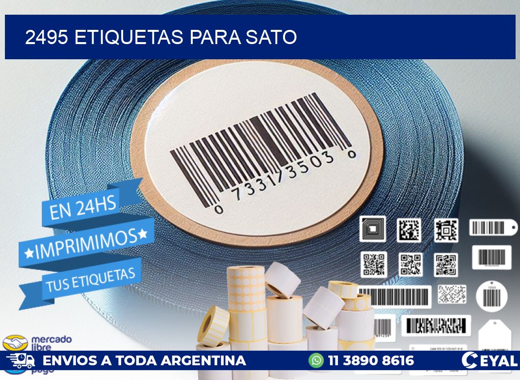 2495 ETIQUETAS PARA SATO