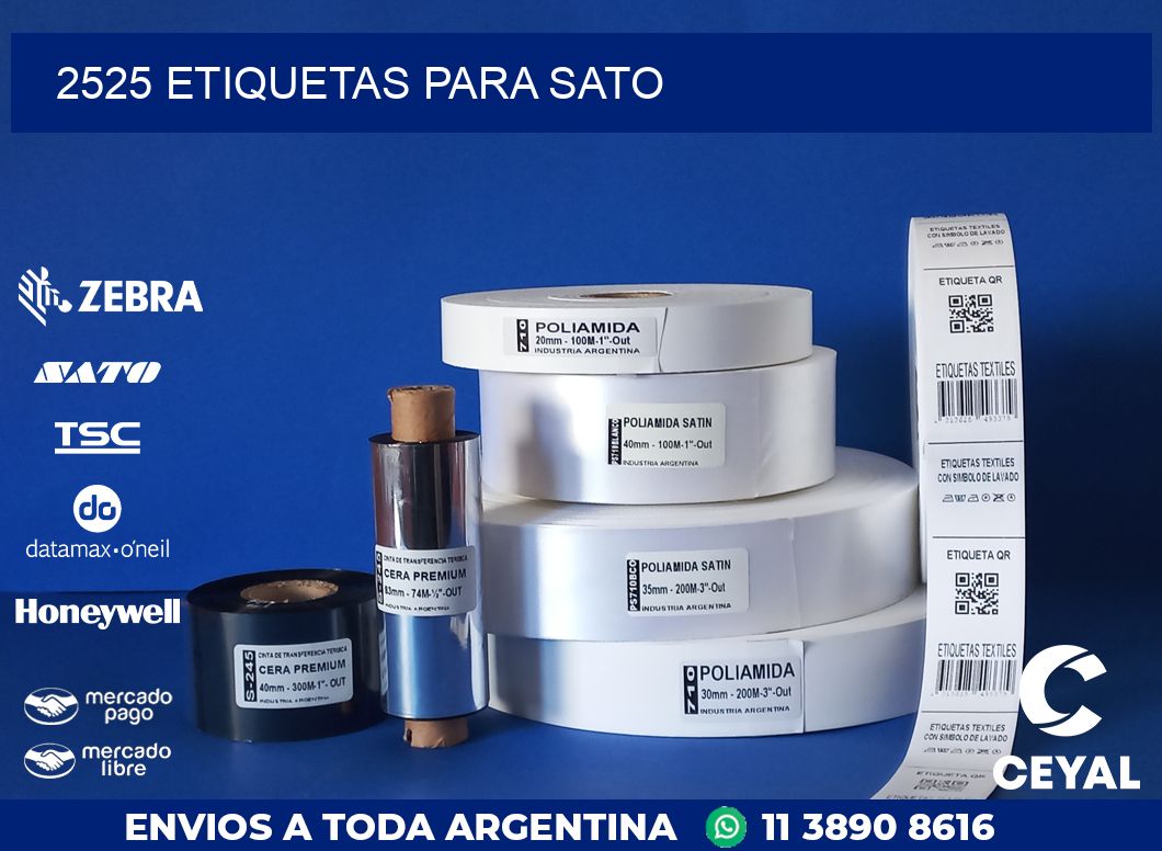 2525 ETIQUETAS PARA SATO