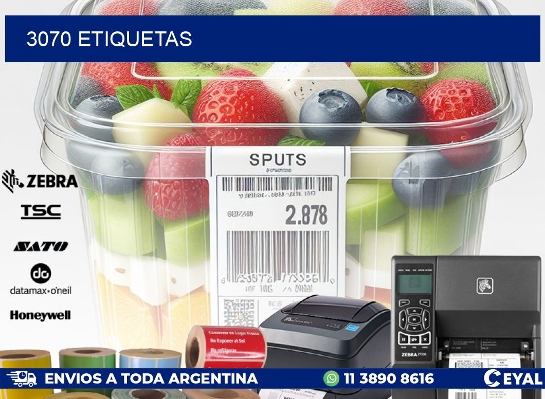 3070 ETIQUETAS