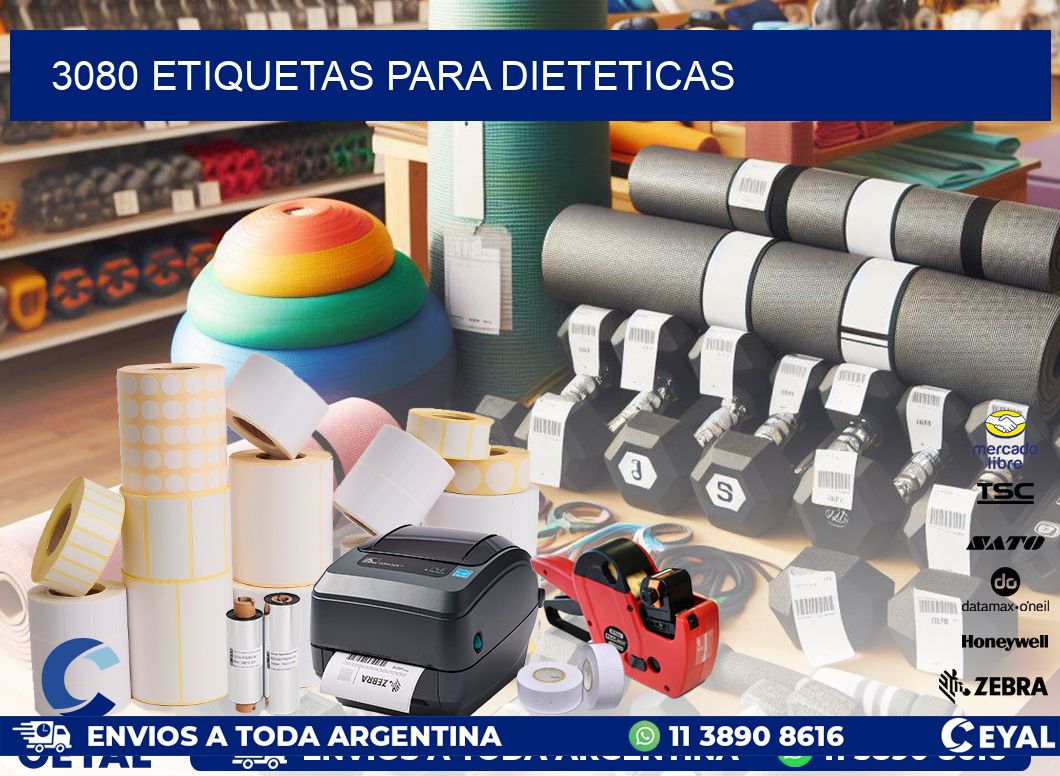 3080 ETIQUETAS PARA DIETETICAS