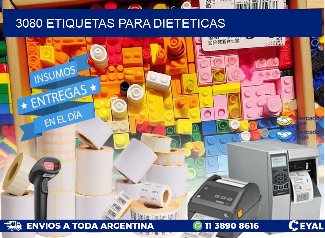 3080 ETIQUETAS PARA DIETETICAS