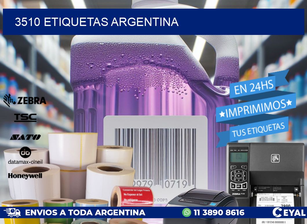 3510 ETIQUETAS ARGENTINA