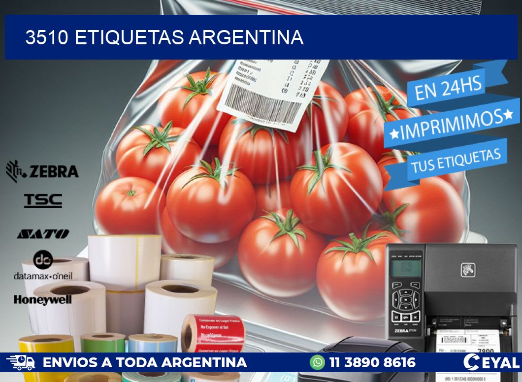 3510 ETIQUETAS ARGENTINA