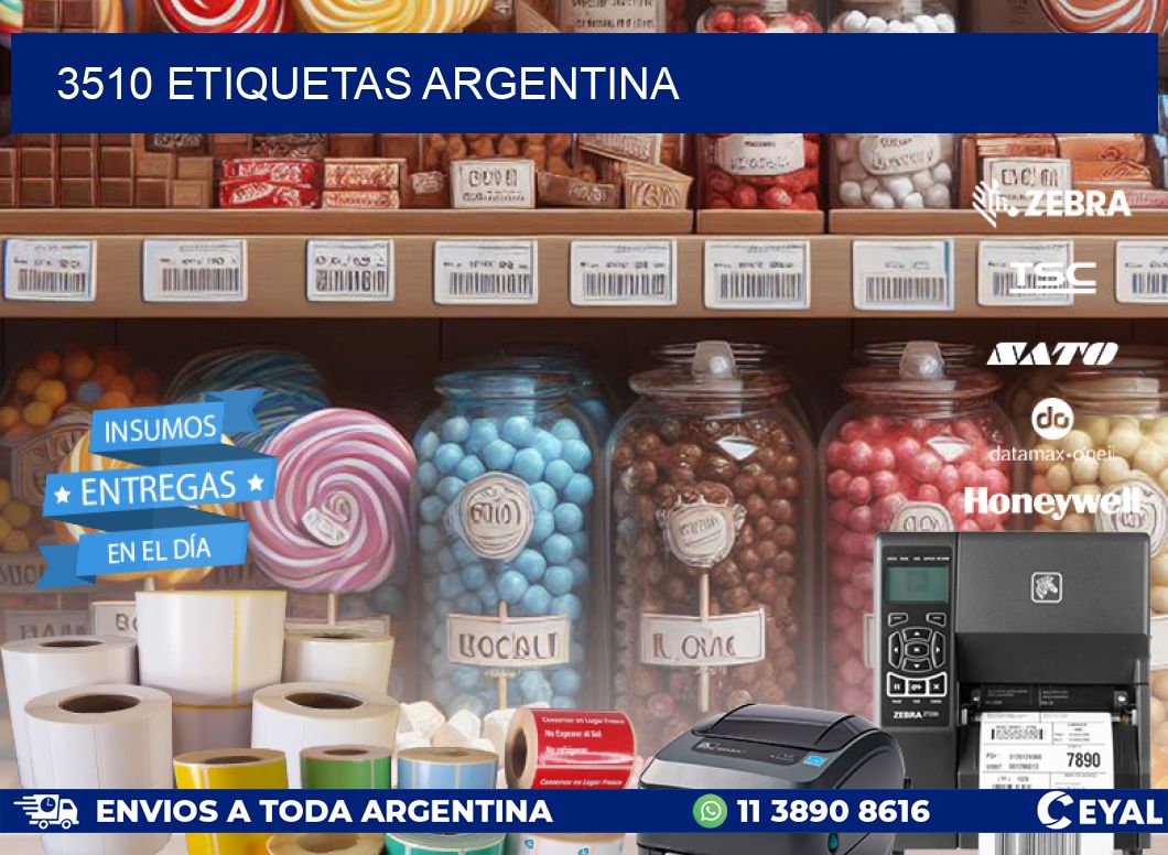 3510 ETIQUETAS ARGENTINA