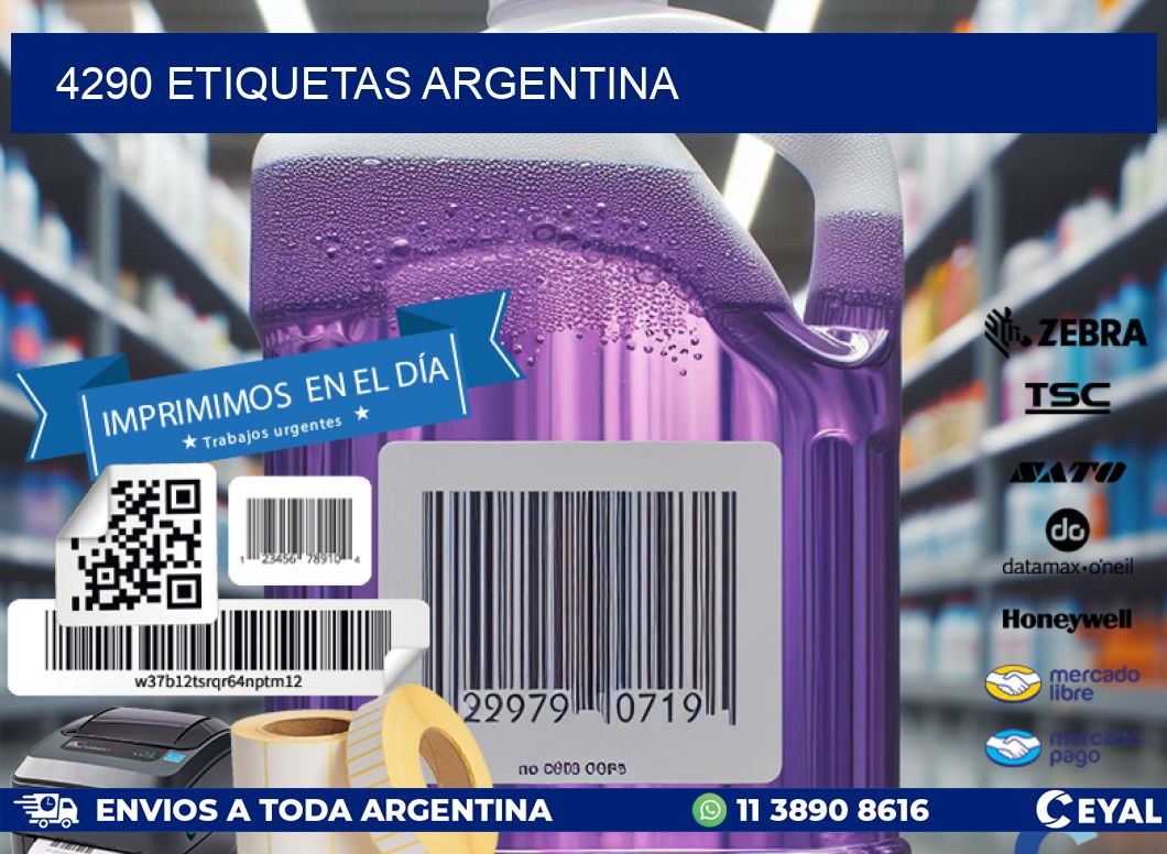 4290 ETIQUETAS ARGENTINA