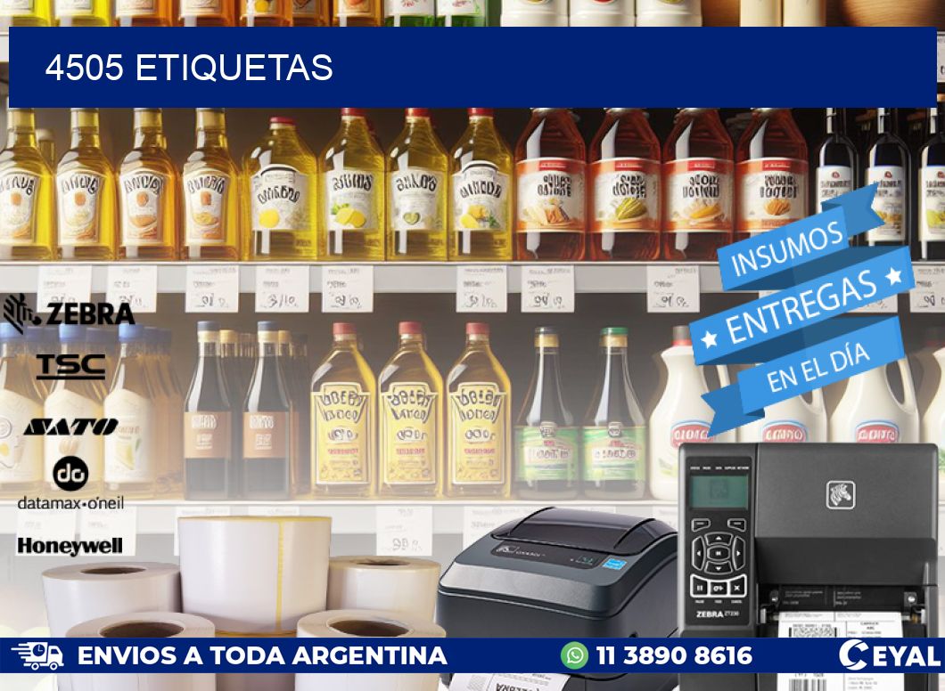 4505 ETIQUETAS