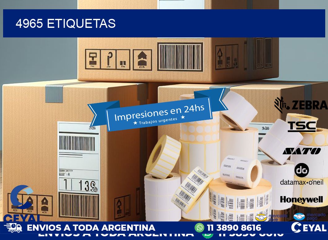 4965 ETIQUETAS