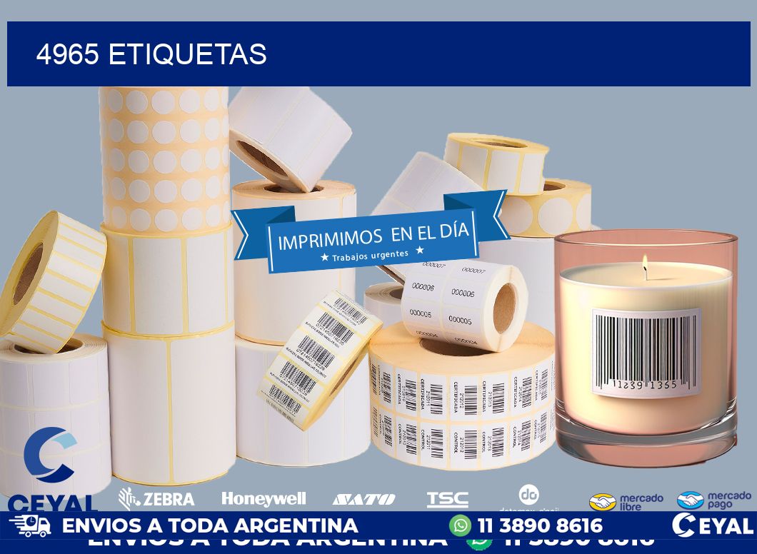 4965 ETIQUETAS
