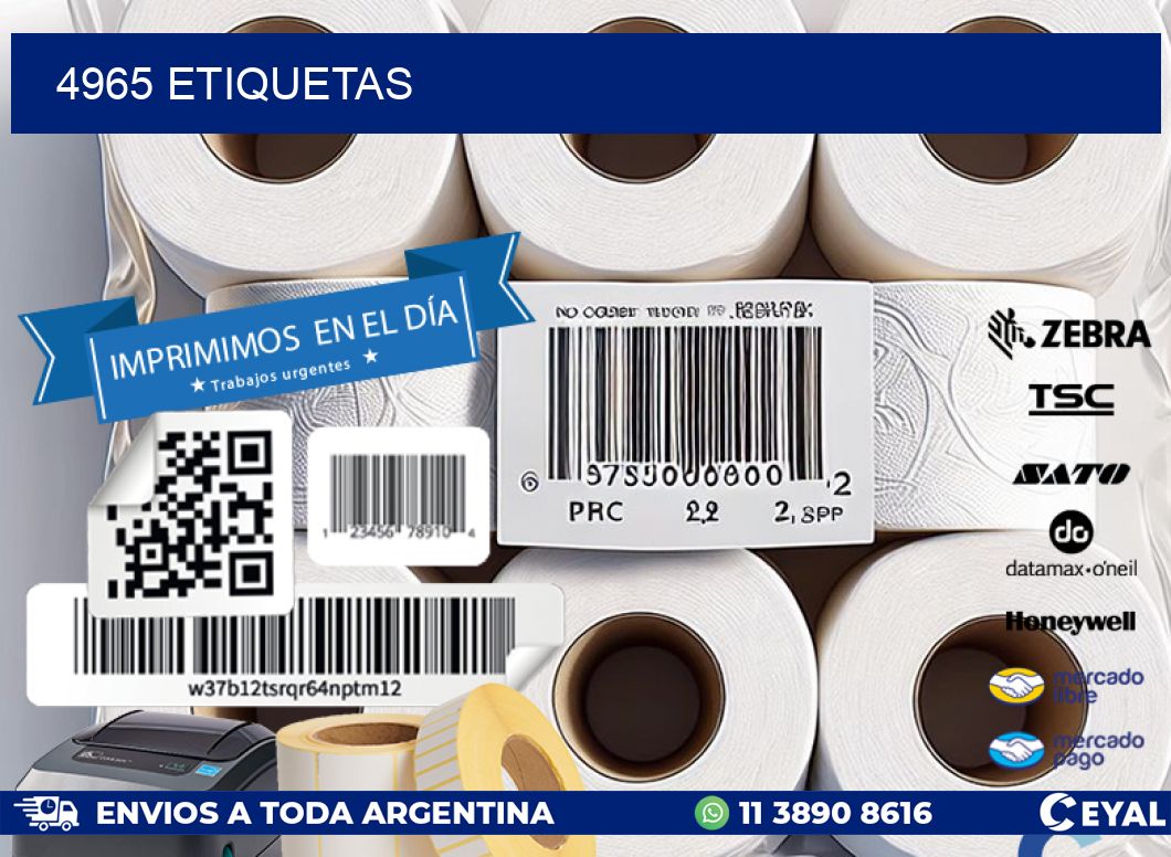 4965 ETIQUETAS