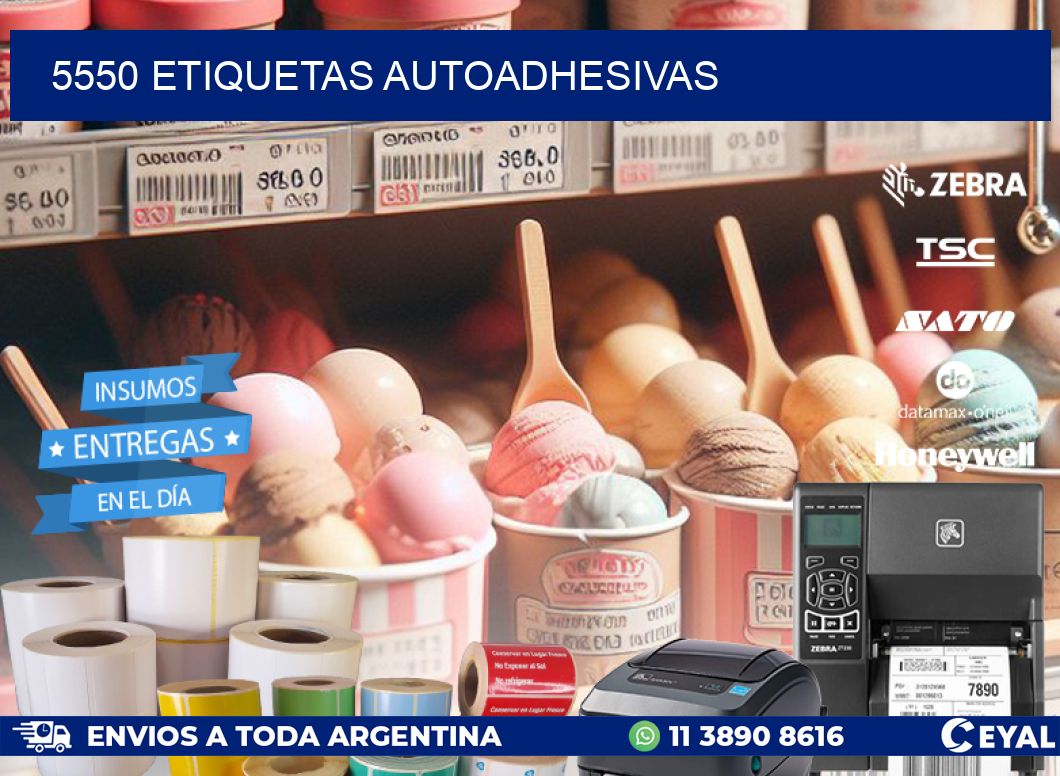 5550 ETIQUETAS AUTOADHESIVAS
