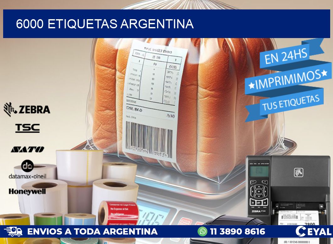 6000 ETIQUETAS ARGENTINA