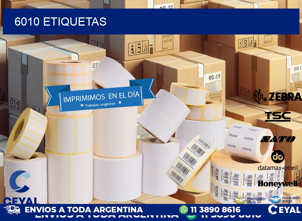6010 ETIQUETAS