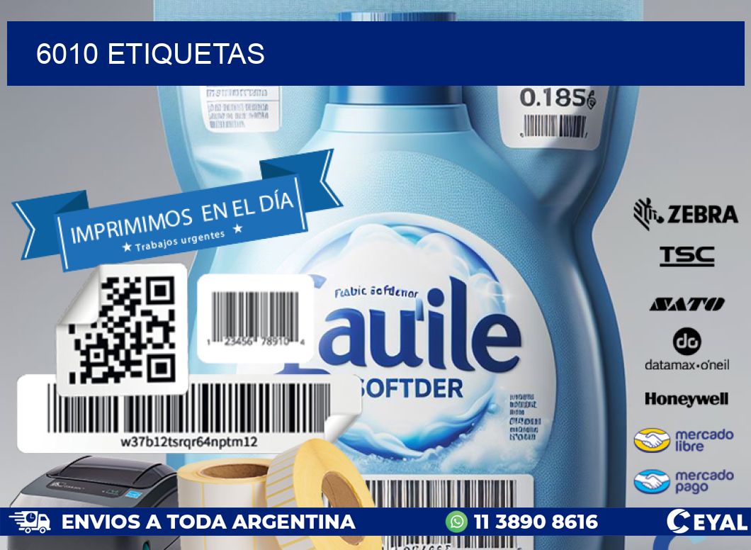 6010 ETIQUETAS