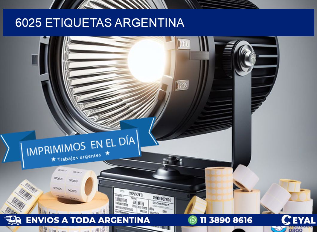 6025 ETIQUETAS ARGENTINA