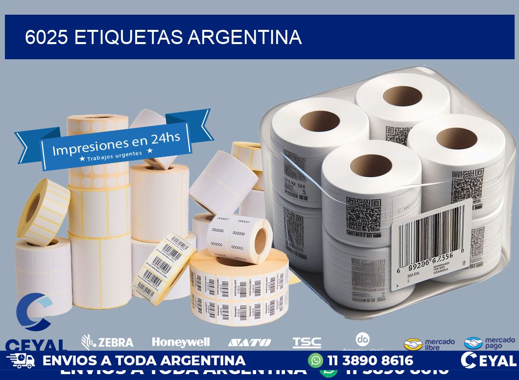 6025 ETIQUETAS ARGENTINA