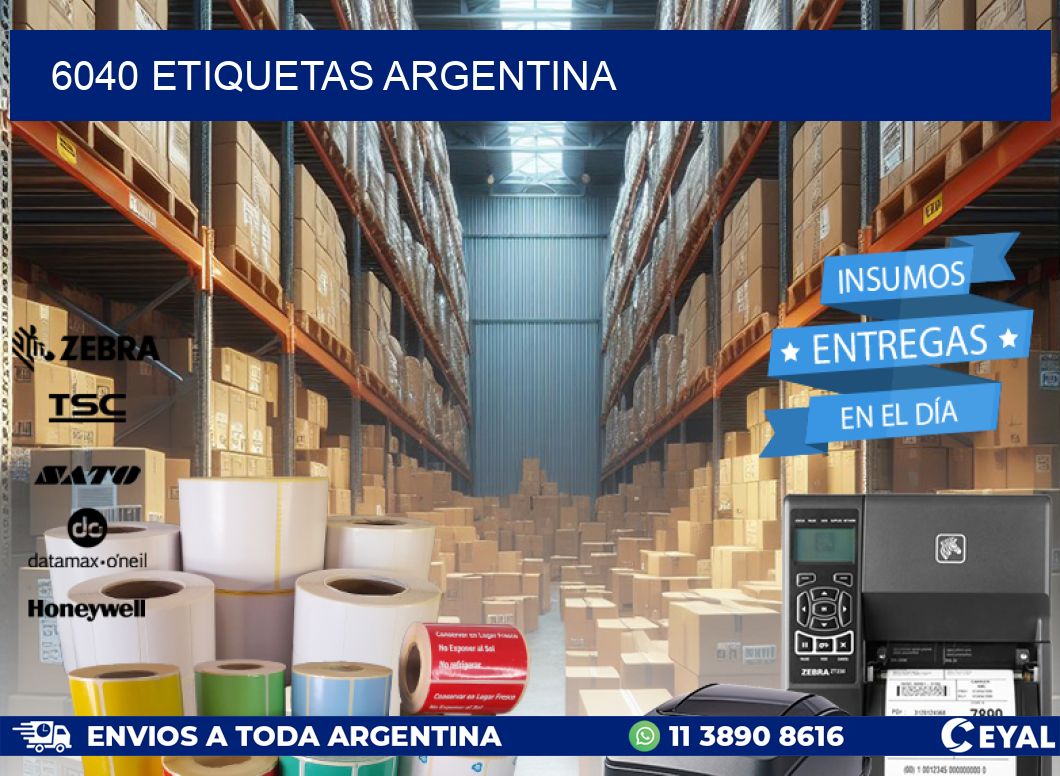 6040 ETIQUETAS ARGENTINA