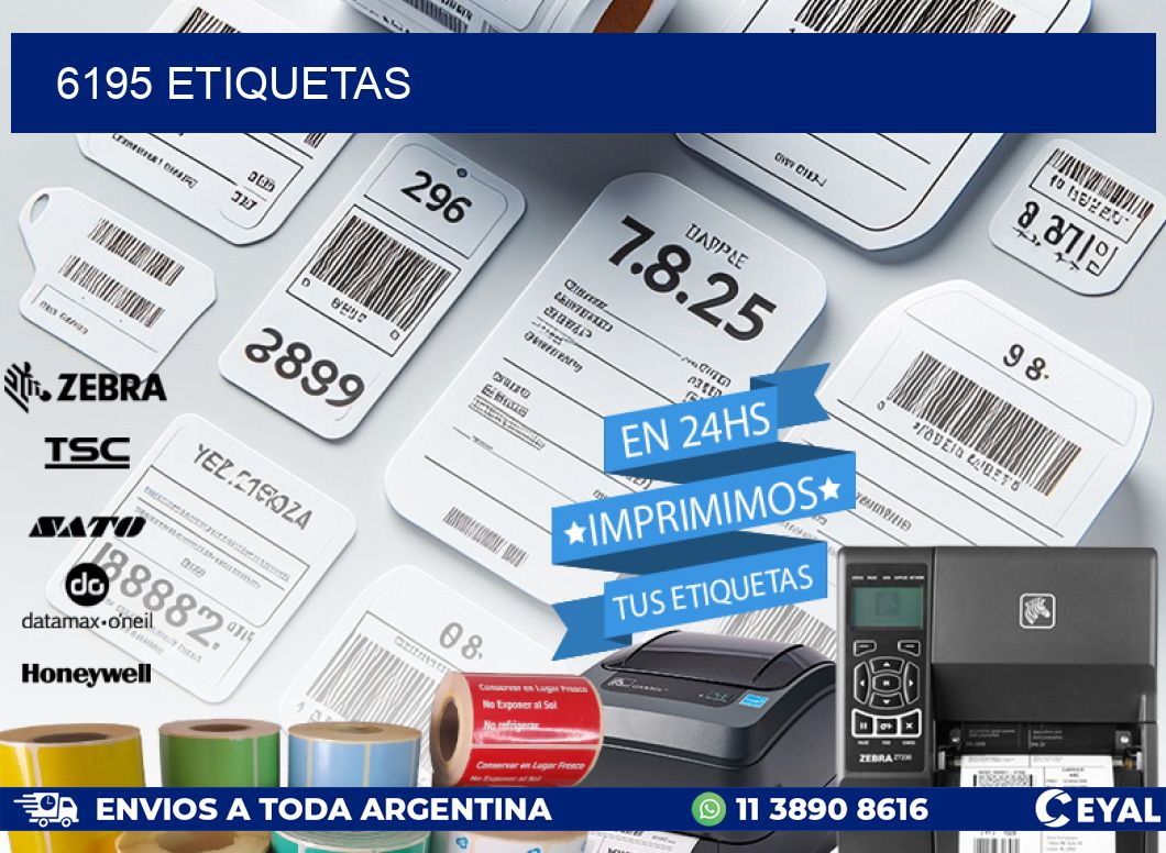 6195 ETIQUETAS