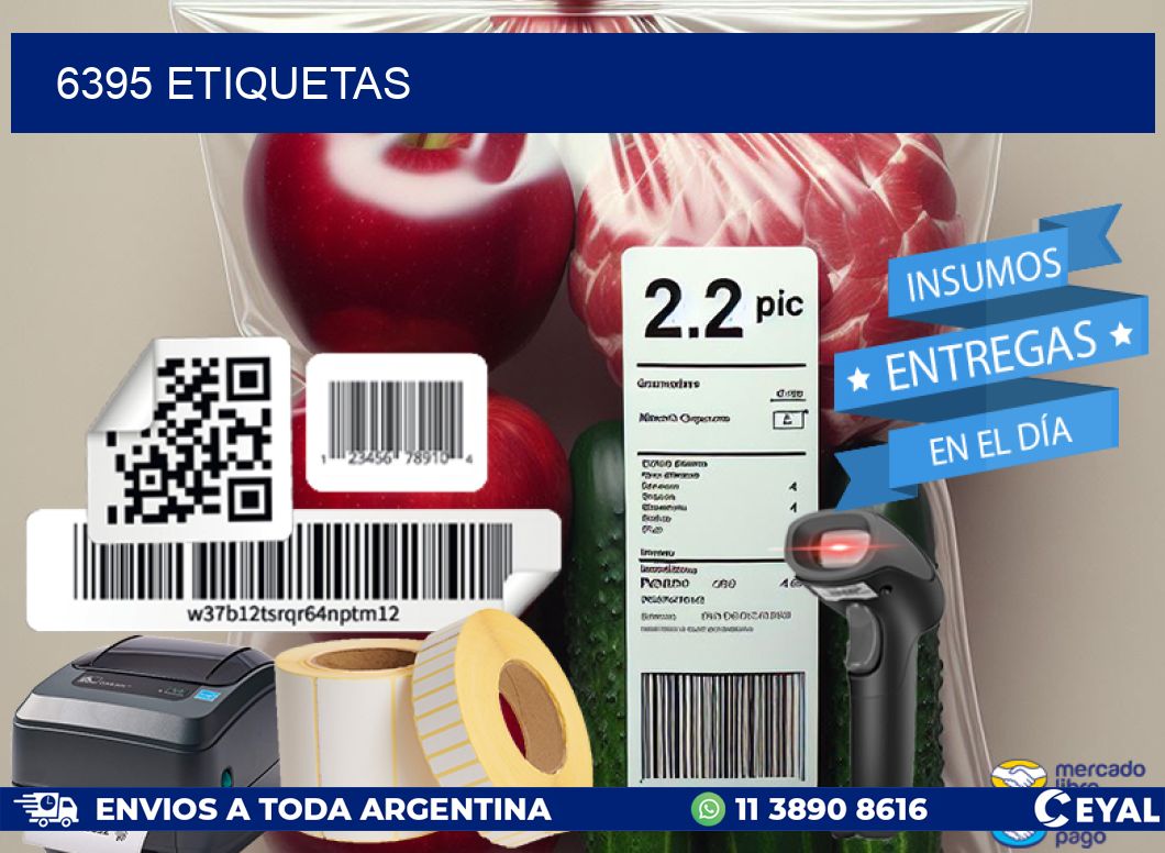 6395 ETIQUETAS