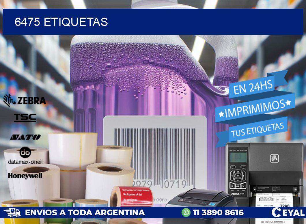 6475 ETIQUETAS