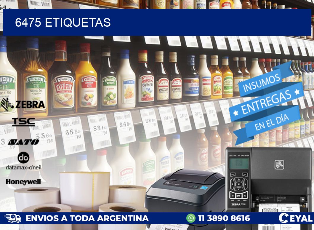 6475 ETIQUETAS