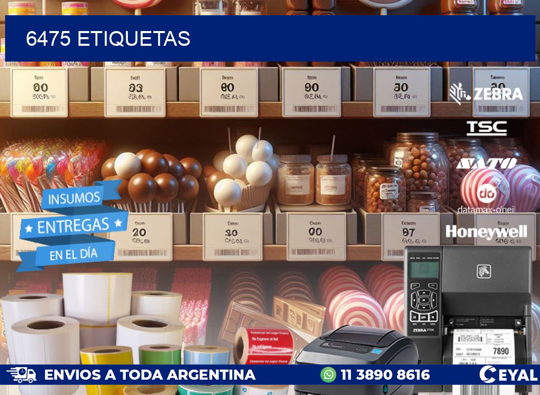 6475 ETIQUETAS