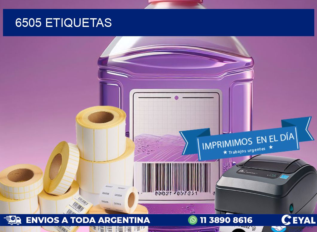 6505 ETIQUETAS