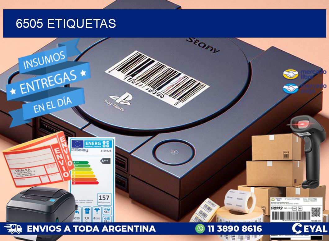 6505 ETIQUETAS