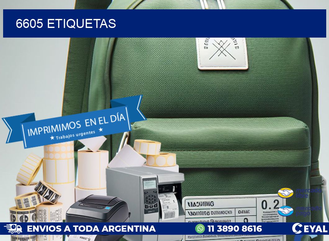 6605 ETIQUETAS