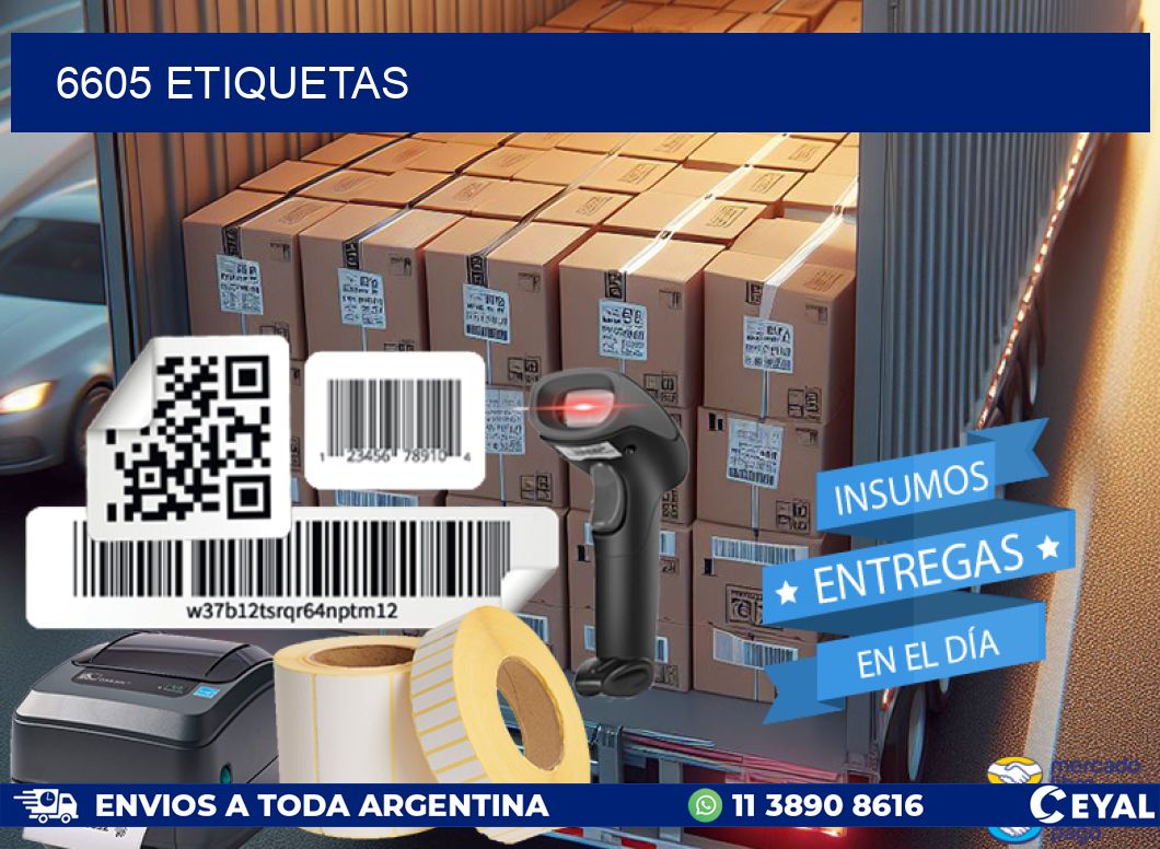 6605 ETIQUETAS