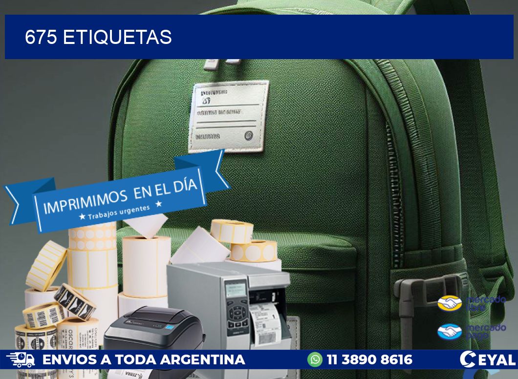 675 ETIQUETAS