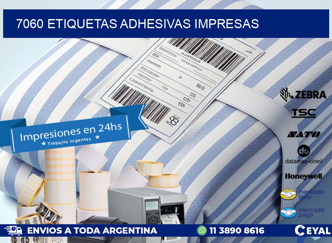 7060 ETIQUETAS ADHESIVAS IMPRESAS