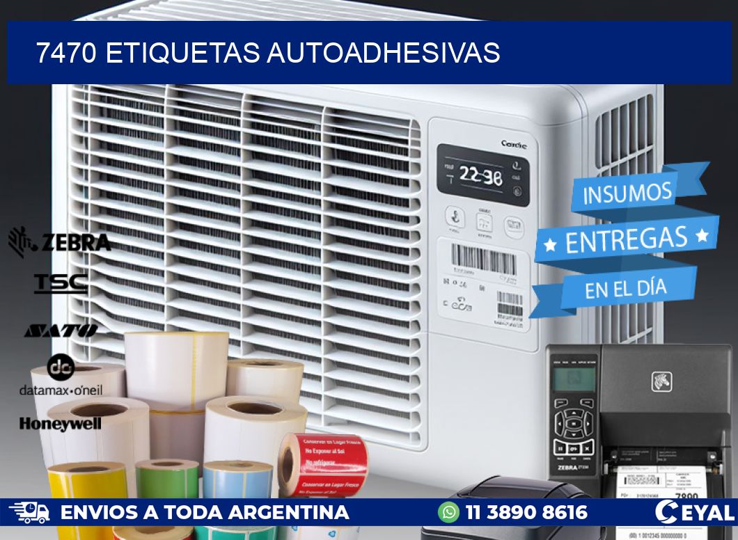 7470 ETIQUETAS AUTOADHESIVAS