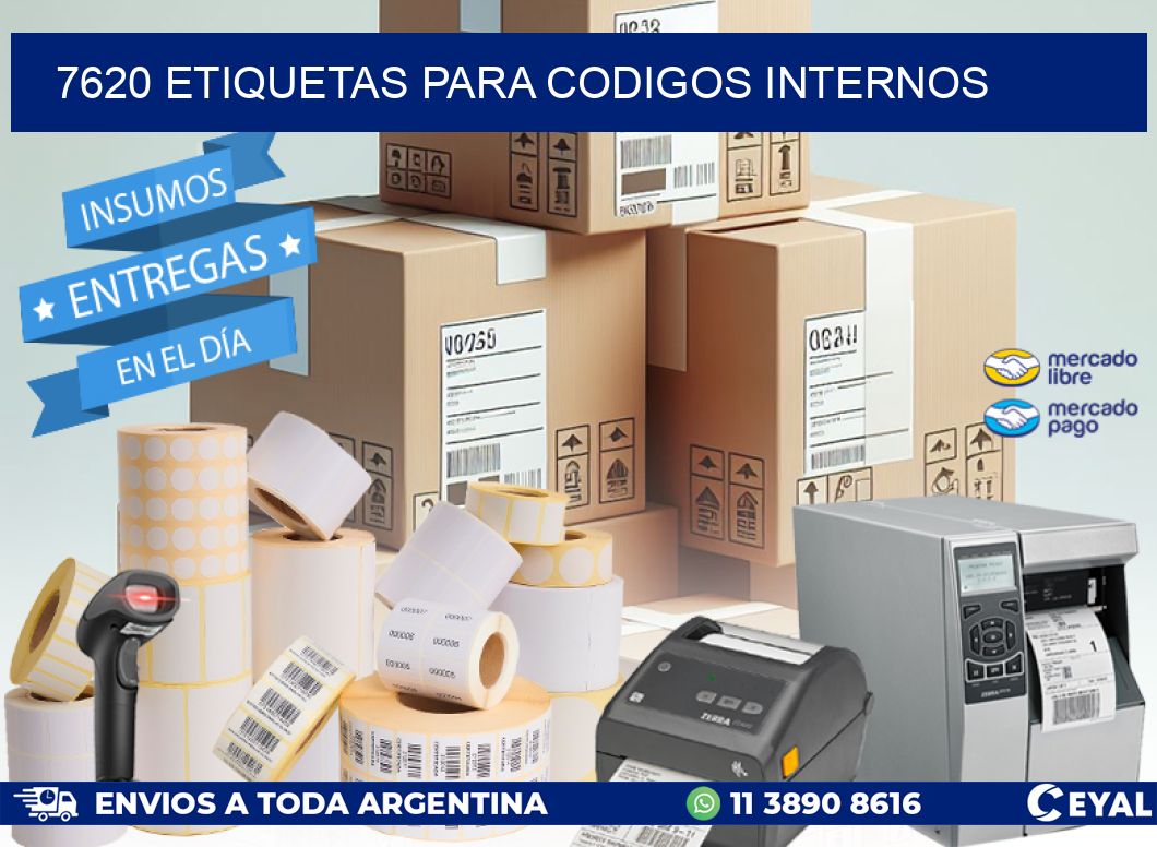 7620 ETIQUETAS PARA CODIGOS INTERNOS