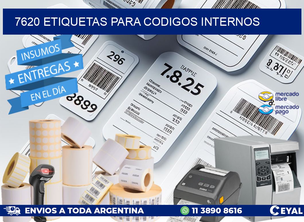 7620 ETIQUETAS PARA CODIGOS INTERNOS