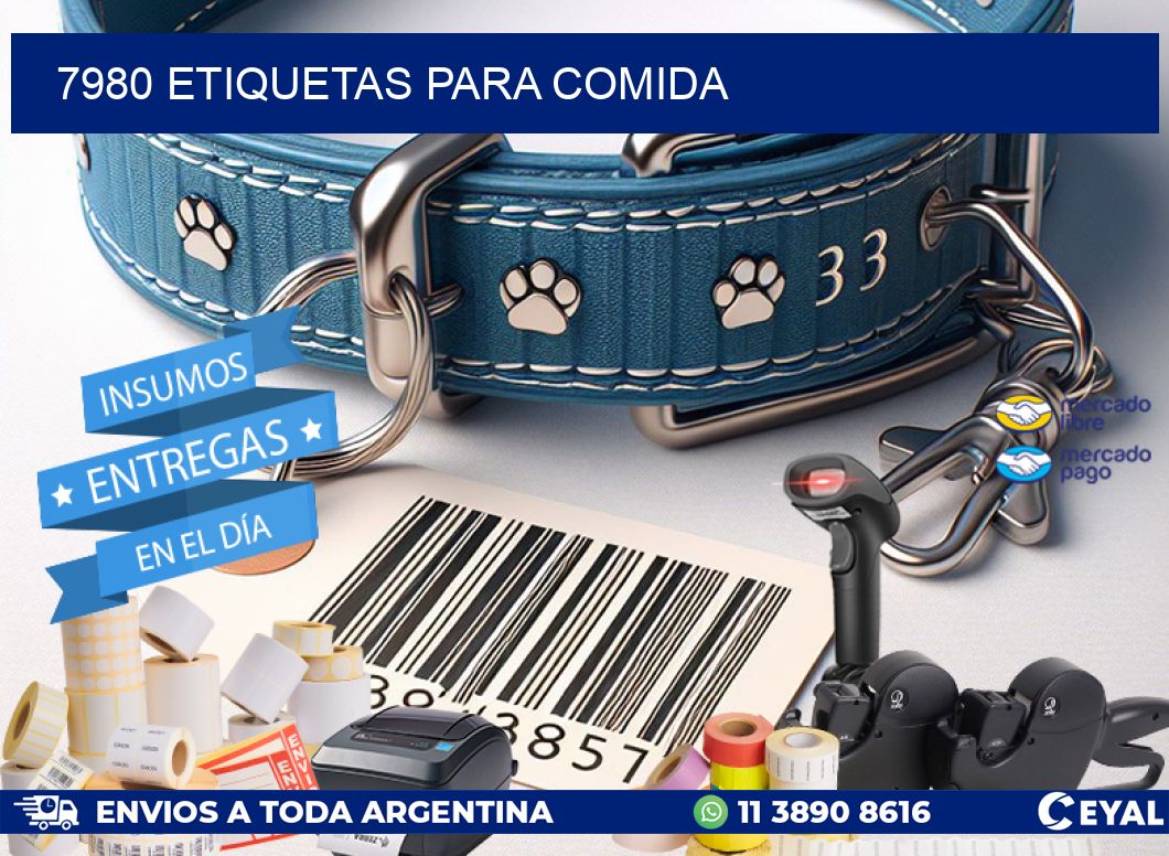 7980 ETIQUETAS PARA COMIDA