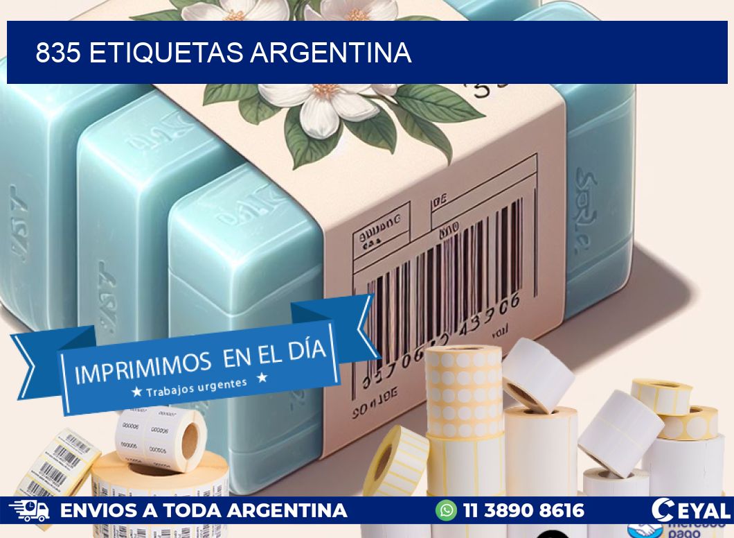 835 ETIQUETAS ARGENTINA