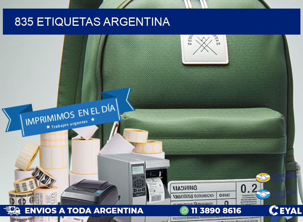 835 ETIQUETAS ARGENTINA
