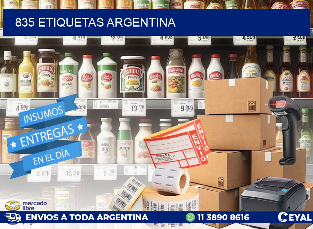 835 ETIQUETAS ARGENTINA