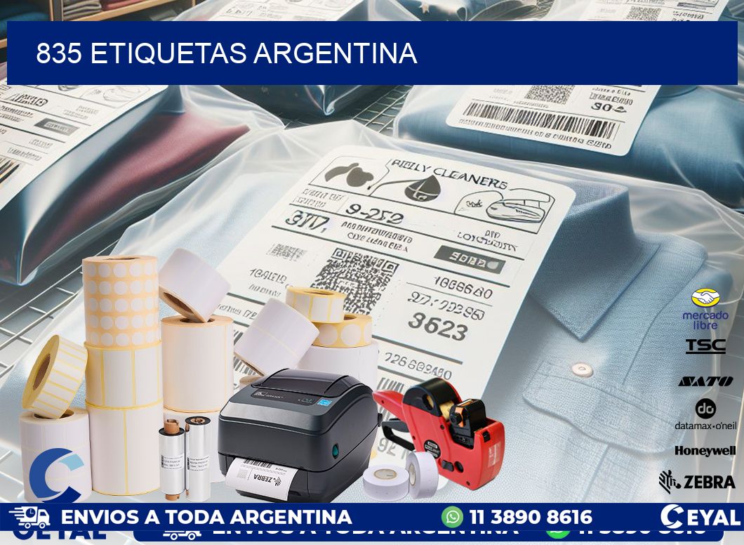 835 ETIQUETAS ARGENTINA