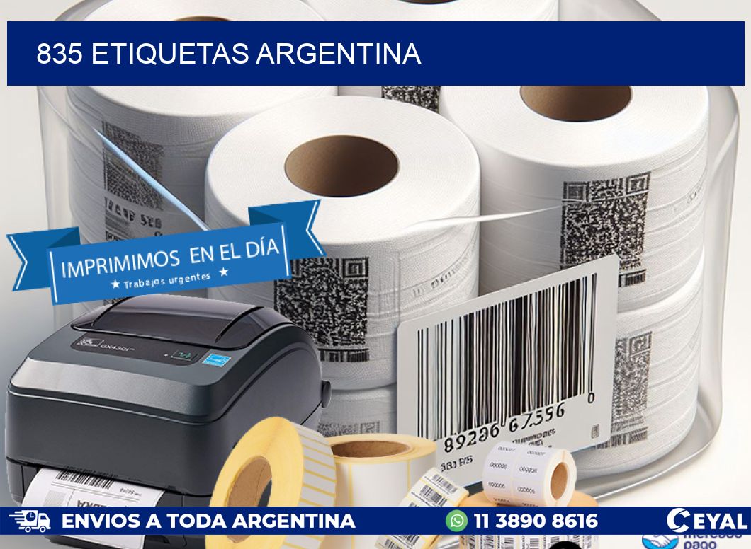 835 ETIQUETAS ARGENTINA