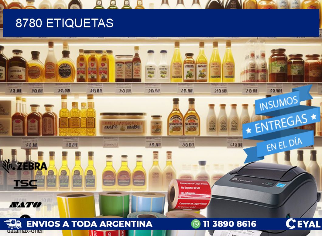 8780 ETIQUETAS