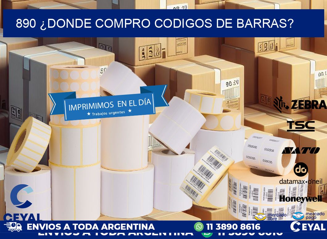 890 ¿DONDE COMPRO CODIGOS DE BARRAS?