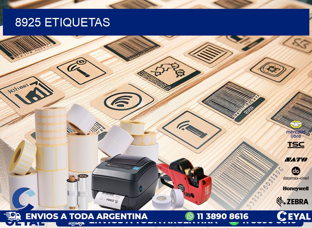 8925 ETIQUETAS