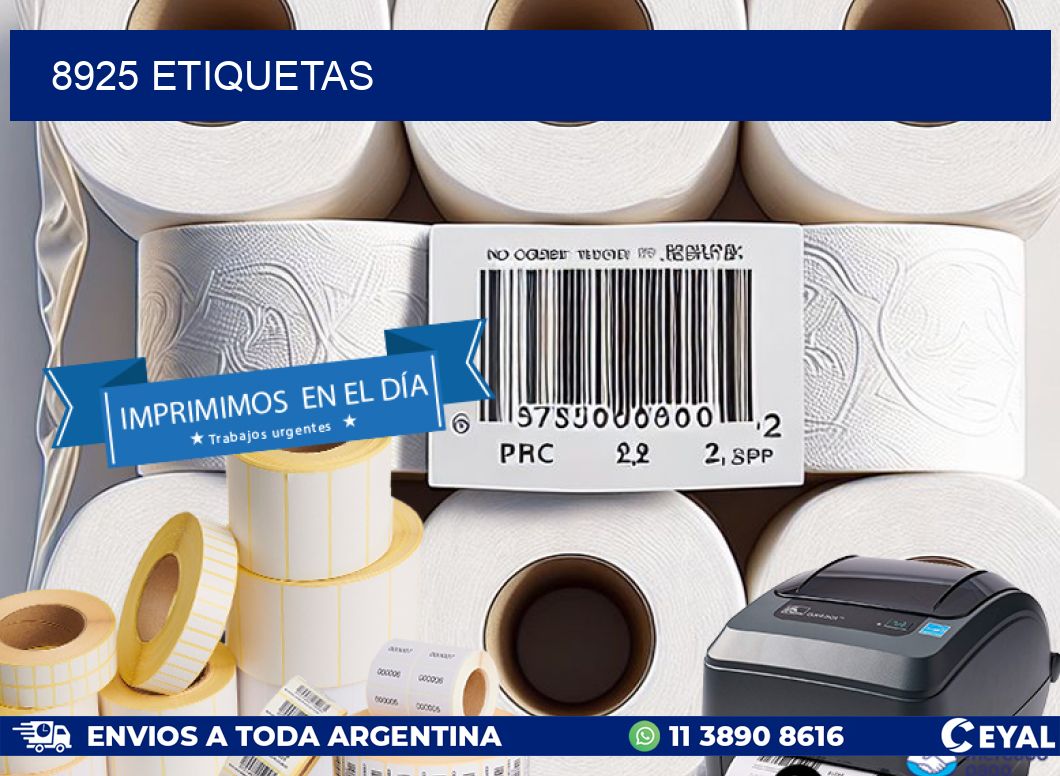 8925 ETIQUETAS
