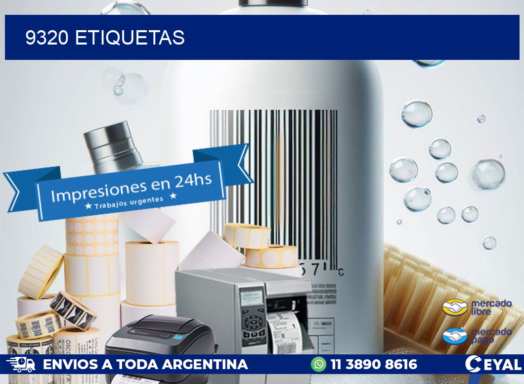 9320 ETIQUETAS