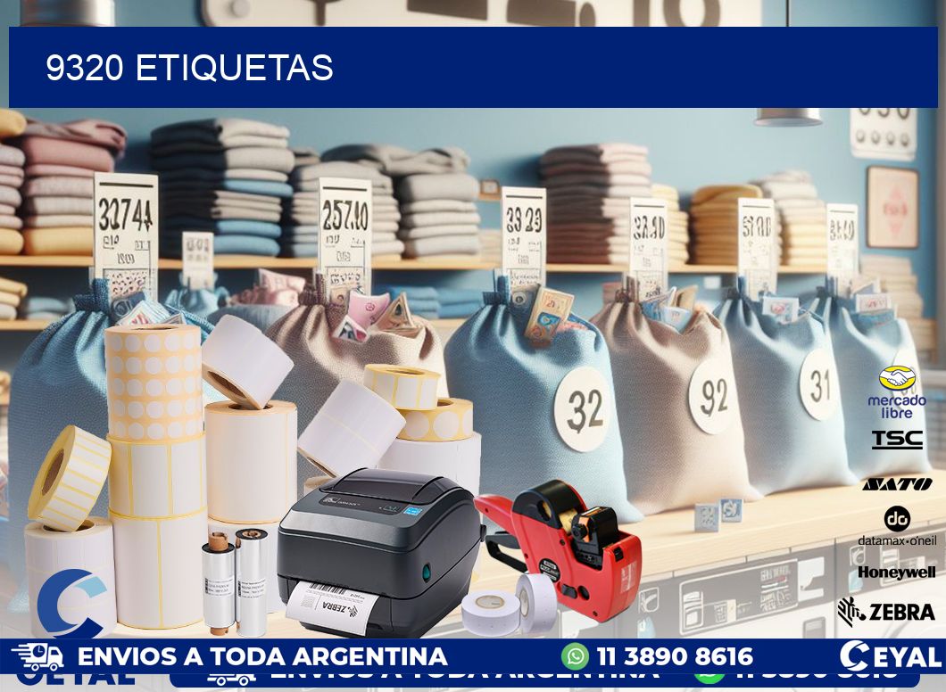 9320 ETIQUETAS