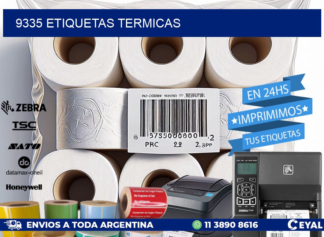 9335 ETIQUETAS TERMICAS